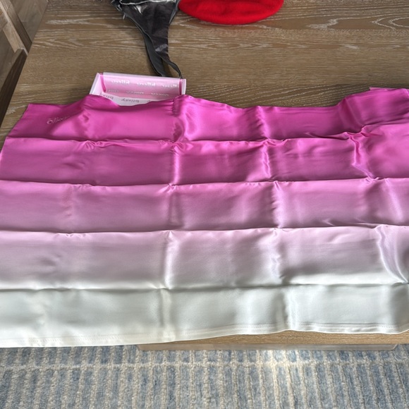 New in box blissy 100% pure Mulberry SILK QUEEN PILLOWCASE PINK OMBRE MOMME 22 - Picture 8 of 10